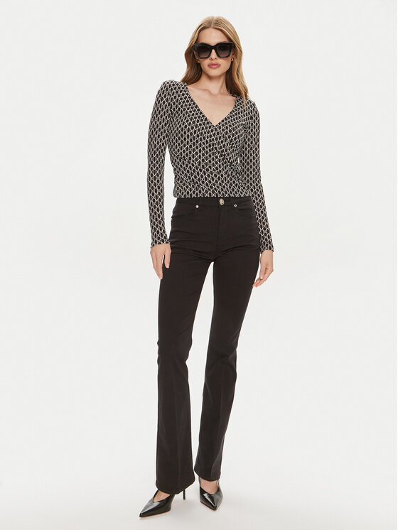 Marciano Guess Marciano Guess Μπλουζάκι 4YGP00 6262A Μαύρο Slim Fit