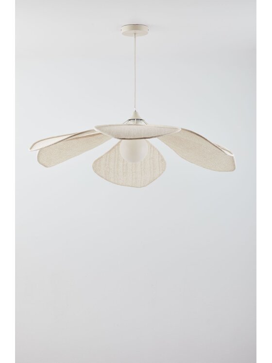 MIAhome MIAhome Lampa wisząca Benavid Ø100 cm Biały