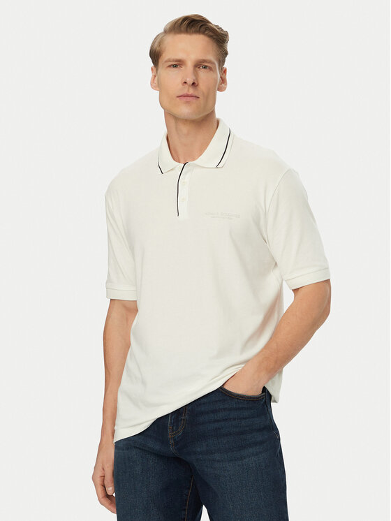 Armani Exchange Armani Exchange Polo XM001557 AF10363 U0009 Balts Regular Fit