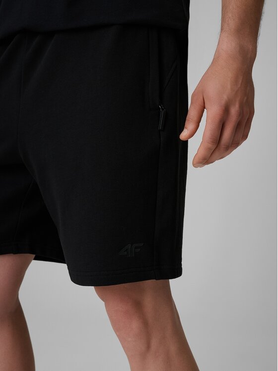 4F 4F Pantaloncini sportivi 4FRSS26TSHOM0930-20S Nero Regular Fit