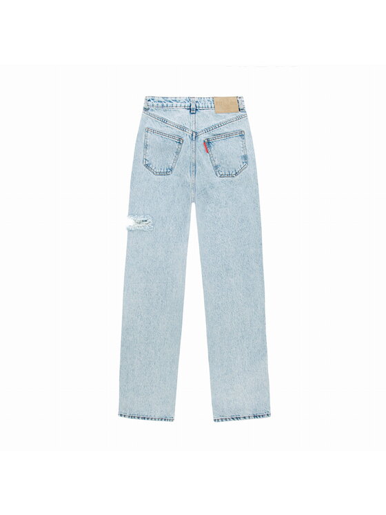 MissDenim MissDenim Spodnie damskie Wide Leg Niebieski Wide Leg