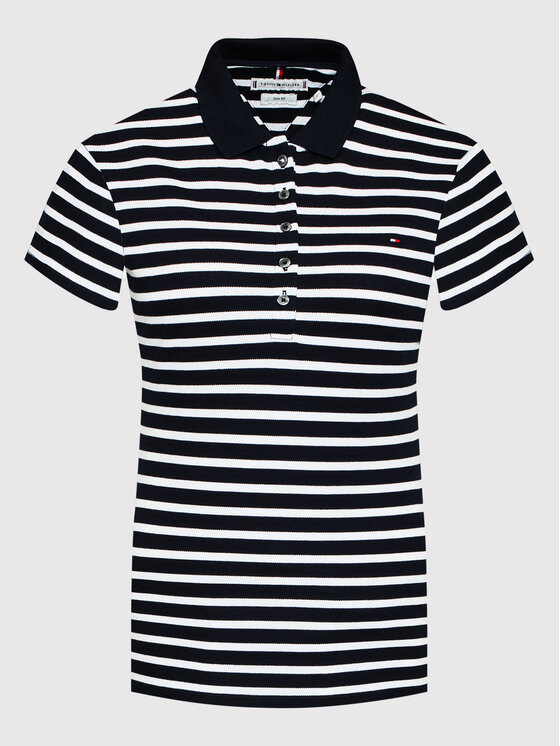 Tommy Hilfiger Tommy Hilfiger Polo WW0WW27151 Blu scuro Slim Fit