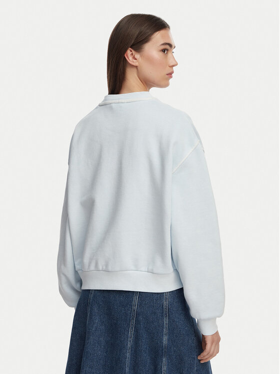 Tommy Hilfiger Tommy Hilfiger Μπλούζα Crest Embroidery WW0WW48733 Ανοιχτό μπλε Relaxed Fit