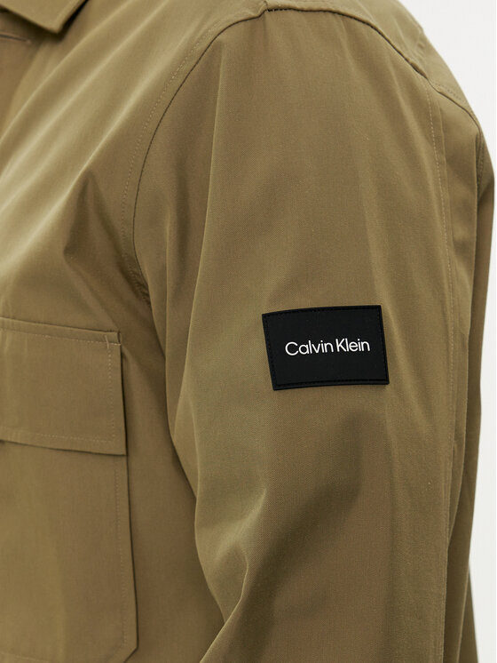 Calvin Klein Calvin Klein Риза K10K109920 Зелен Regular Fit