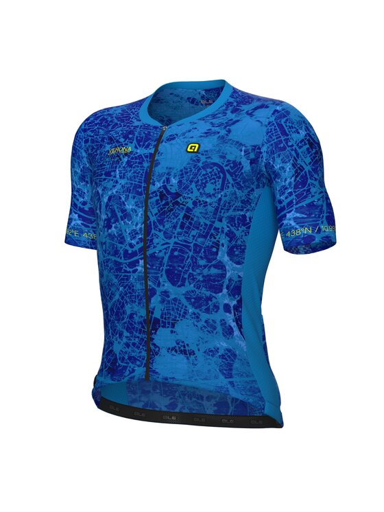 Alé Cycling Alé Cycling Koszulka rowerowa PR-E Town Niebieski Fitted Fit