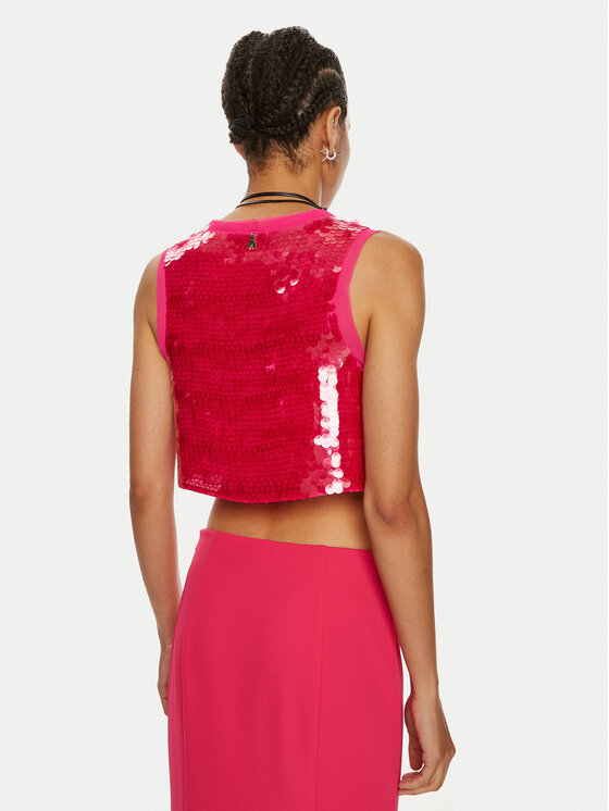 Patrizia Pepe Patrizia Pepe Blúz 8C0713 A455 M513 Rózsaszín Slim Fit