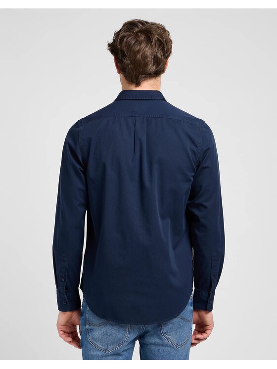 Lee Lee Koszula PATCH SHIRT 112370547 Granatowy Regular Fit
