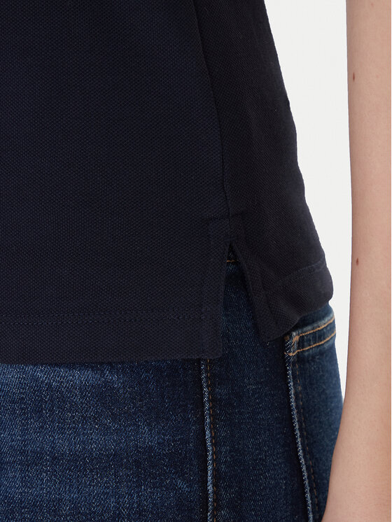 Tommy Hilfiger Tommy Hilfiger Polokošeľa 1985 WW0WW42047 Tmavomodrá Slim Fit
