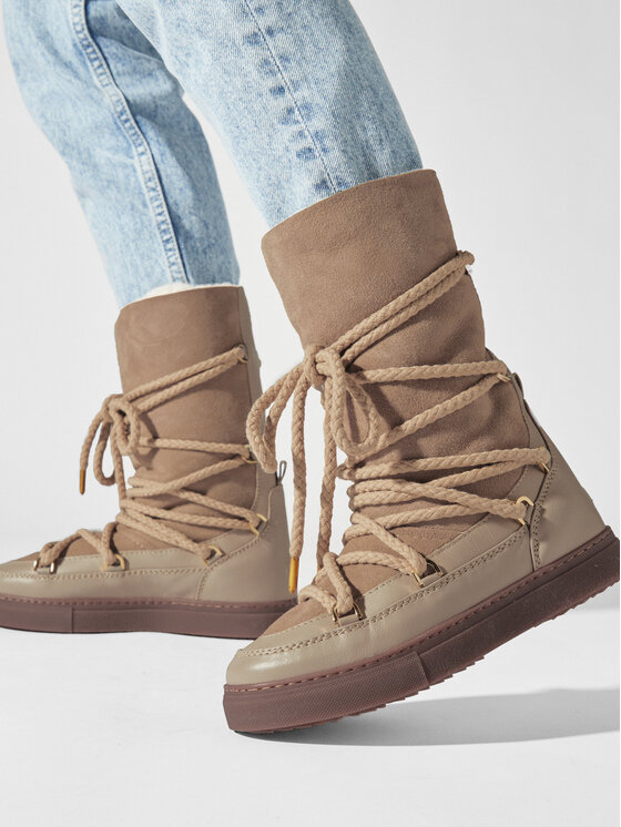 Inuikii Inuikii Čizme za snijeg Classic High Laced 75107-096 Bež