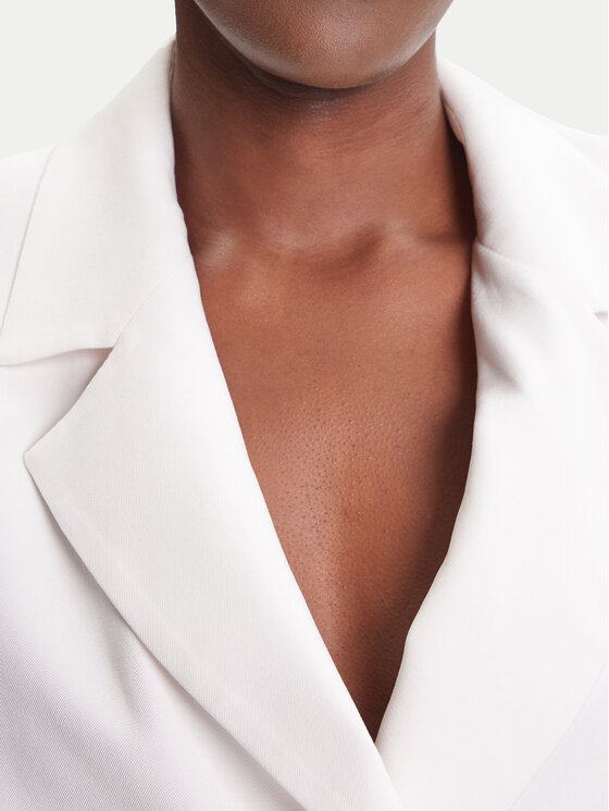 ACCESS FASHION ACCESS FASHION Kamizelka 53-1028-195 Biały Slim Fit