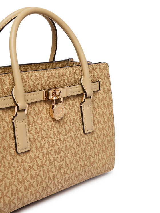 MICHAEL Michael Kors MICHAEL Michael Kors Дамска чанта Hamilton Moderne 30T6GNXS1V Кремав