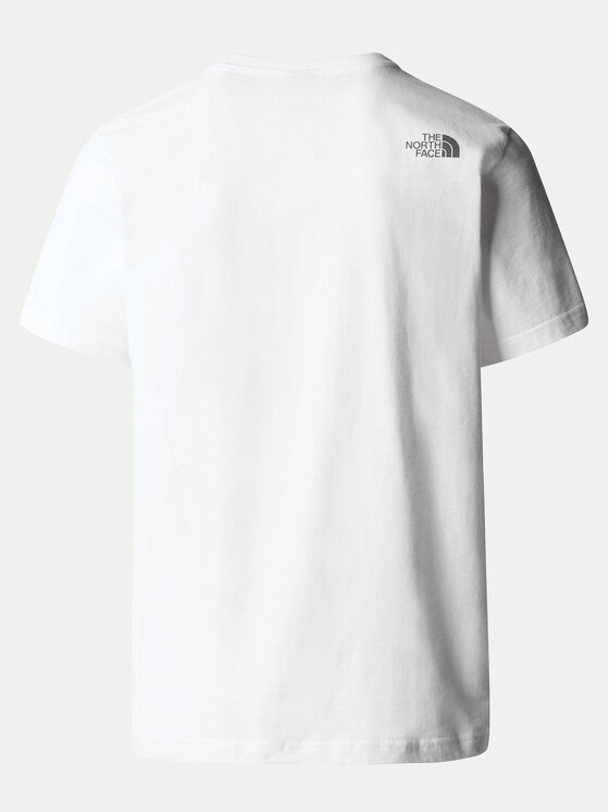 The North Face The North Face T-shirt Mountain Line NF0A87NT Bianco Regular Fit
