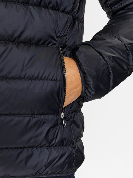 Gant Gant Kurtka puchowa Light Down Jacket 7006298 Czarny Regular Fit