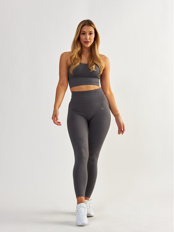 BeShaped BeShaped Legginsy Modelujące Body Boost Szary Shaping Fit
