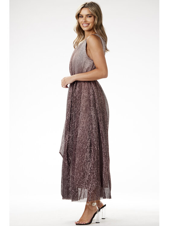 Awama Awama Abito da sera A703 Marrone Basic Fit