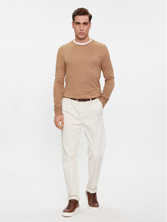 Brave Soul Brave Soul Pulover MK-36ARUNDELB Rjava Regular Fit