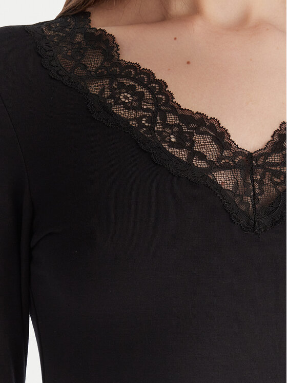 Hunkemöller Hunkemöller Pidžama Nana 302674 Crna Regular Fit