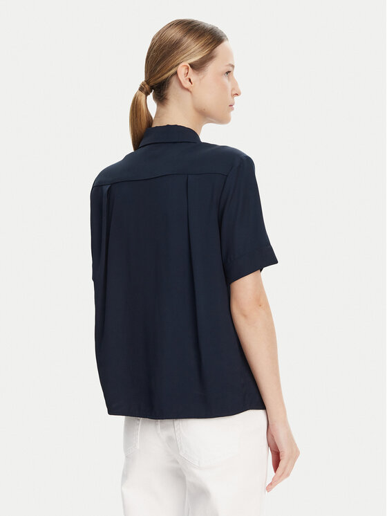 Tommy Hilfiger Tommy Hilfiger Cămașă WW0WW44683 Bleumarin Relaxed Fit