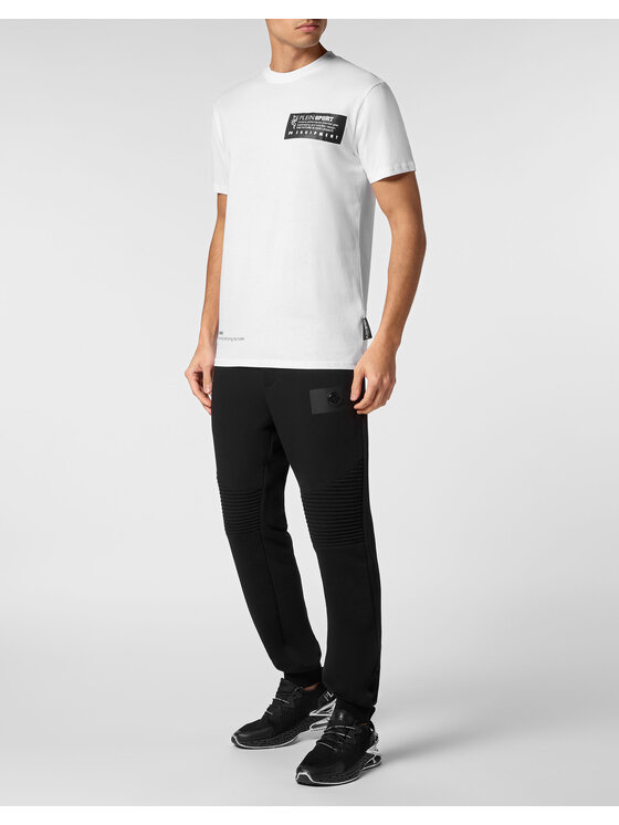 Plein Sport Plein Sport T-Shirt 14263 Biały Regular Fit