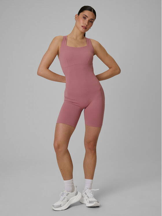 4F 4F Kombinezon ATHLETIC ALLURE Różowy jasny Slim Fit