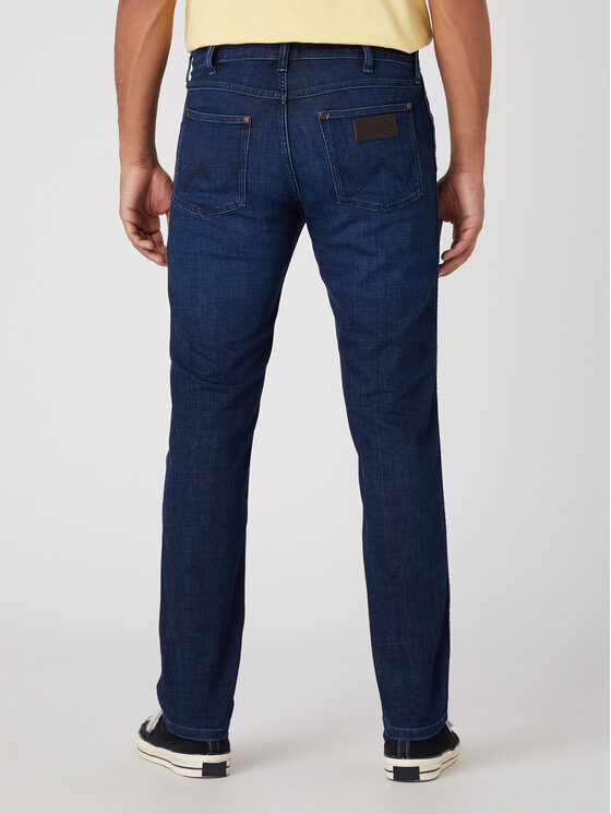 Wrangler Wrangler Jeansy Larston W18S74Y88 112331092 Granatowy Slim Taper Fit