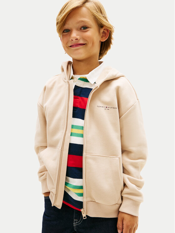 Tommy Hilfiger Tommy Hilfiger Μπλούζα KS0KS00726 Μπεζ Regular Fit