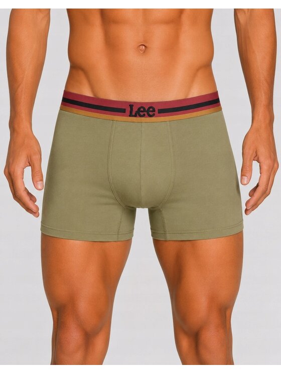 Lee Lee Bokserki Hay 3 Pack Cotton Elastane Medium Trunks Kolorowy