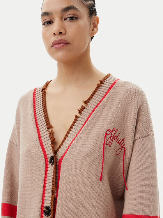 PINKO PINKO Pletena jopica Borghese 104620 Rjava Relaxed Fit