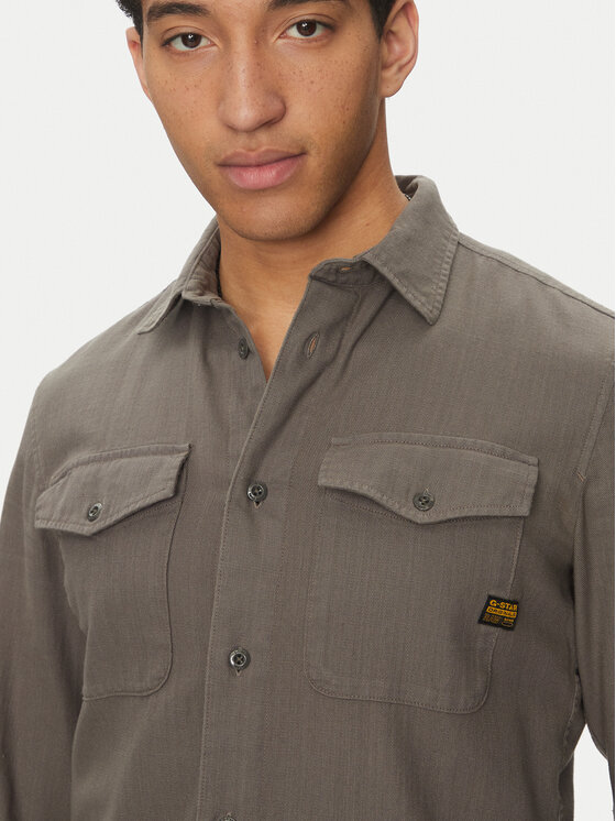 G-Star Raw G-Star Raw Cămașă Marine D24963-D454 C496 Gri Slim Fit