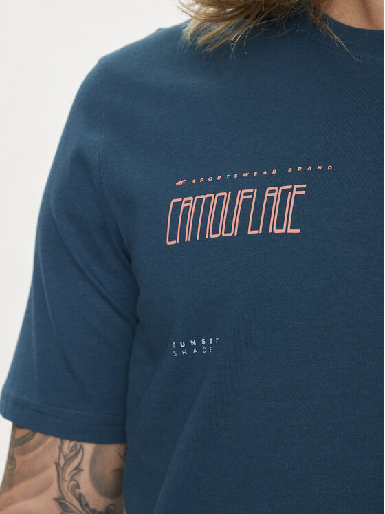 4F 4F Тишърт 4FWSS24TTSHM1289 Зелен Regular Fit