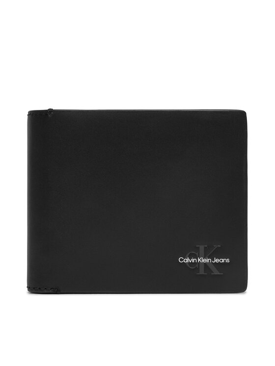 Portofel Mare pentru Bărbați Calvin Klein Jeans Monogram Soft Bifold K50K512173 Negru