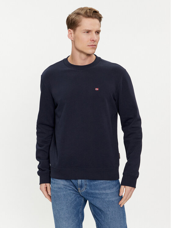 Napapijri Napapijri Mikina Balis NP0A4H89 Tmavomodrá Regular Fit