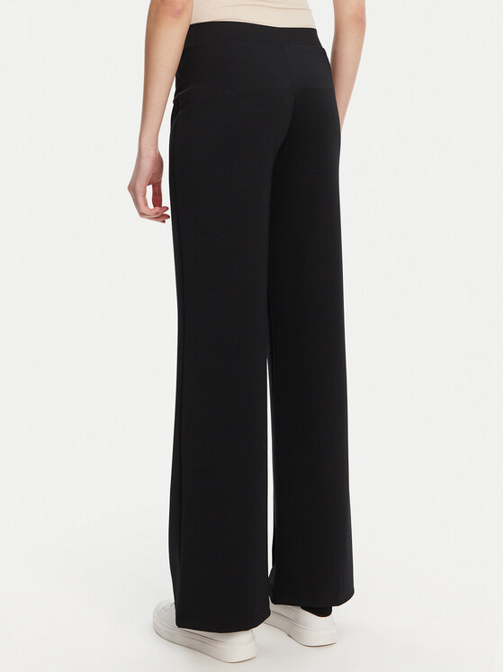 Guess Guess Kalhoty z materiálu V5YB11 KCX42 Černá Regular Fit