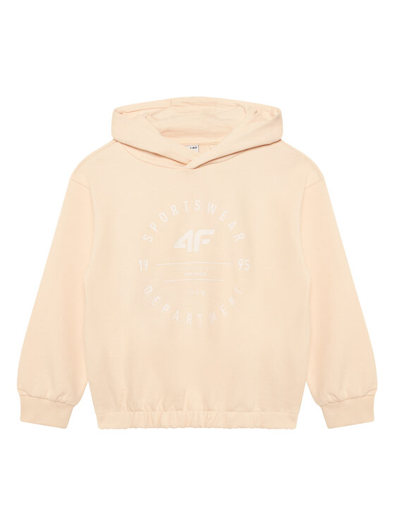 4F 4F Pulóver 4FJSS23TSWSF218 Bézs Regular Fit