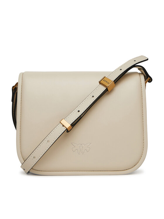 PINKO PINKO Дамска чанта Love Box Bag Fl Mini 104297 A26L Екрю