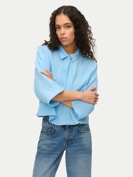 Vero Moda Vero Moda Сорочка Natali 10279685 Голубий Standard Fit