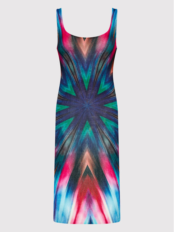 Desigual Desigual Φόρεμα καλοκαιρινό Kaleido 22SWVF06 Έγχρωμο Slim Fit