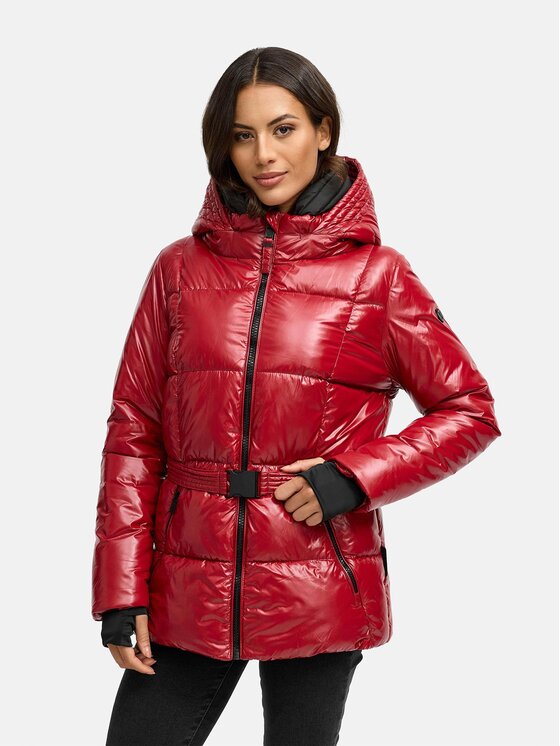 Navahoo Navahoo Kurtka zimowa Eisglanz Czerwony Regular Fit