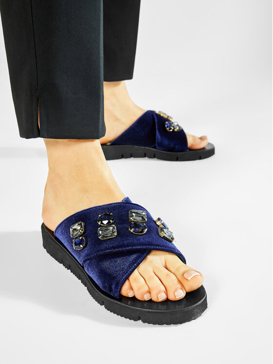 Gino Rossi Gino Rossi Ciabatte Saylee DL046N-TWO-TK00-5700-P Blu scuro