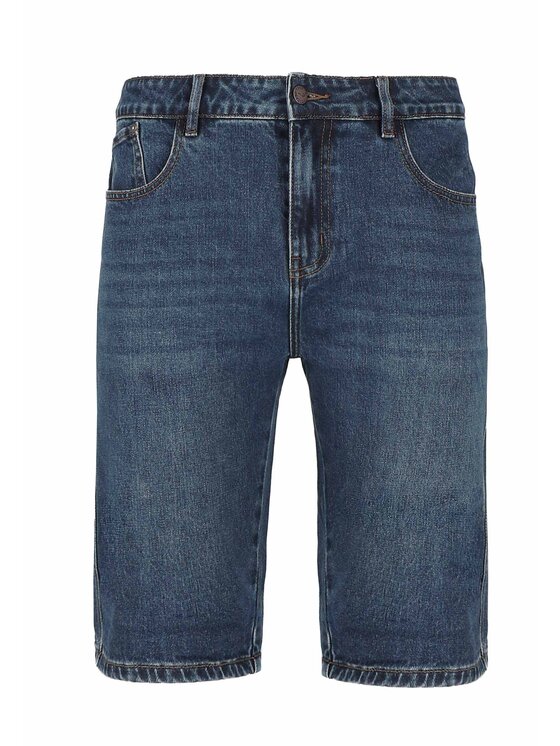 Volcano Volcano Szorty jeansowe E-NER Granatowy Regular Fit