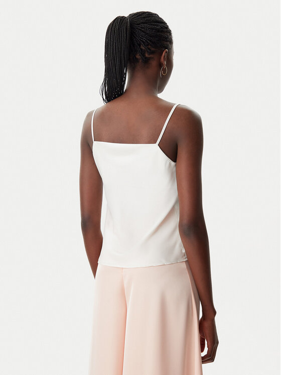 Rinascimento Rinascimento Top CFC0019818002 Biały Regular Fit