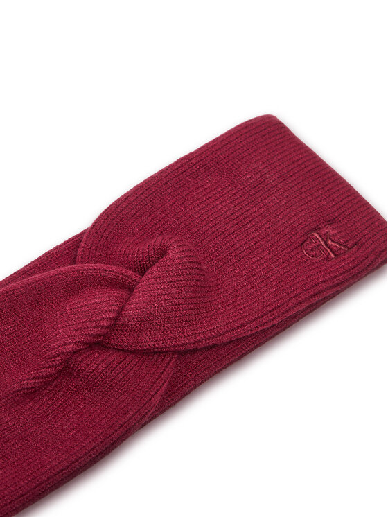 Calvin Klein Calvin Klein Textilná čelenka Fine LV04F8019G Bordová