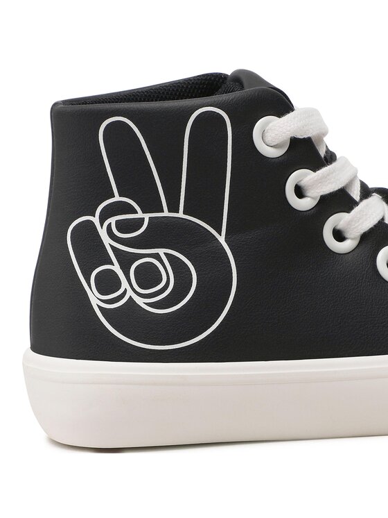 Reima Reima Trampki Peace High-Top 5400092A Czarny