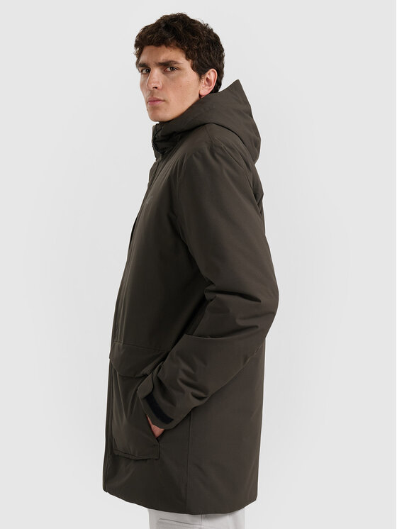4F 4F Parka URBAN COMMUTER Khaki Regular Fit