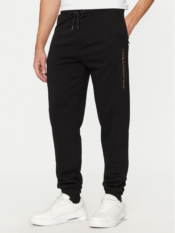 KARL LAGERFELD Teplákové nohavice 705464 551900 Čierna Regular Fit