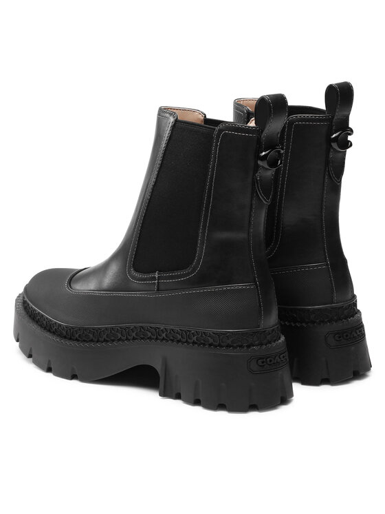 Coach Coach Botine Jayla Leather Bootie CM770 Negru