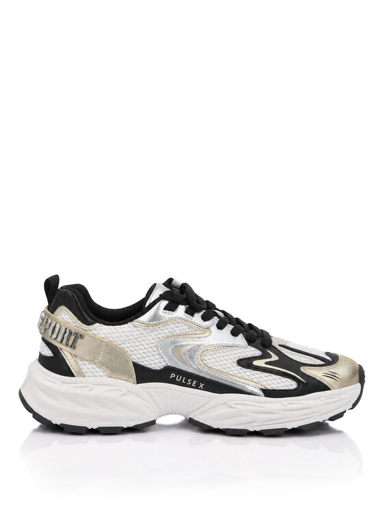 Plein Sport Plein Sport Sneakersy 31535 Strieborná