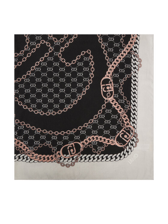 Liu Jo Liu Jo Eșarfă Ecs Foulard Logo Me 2F5073 T0300 Negru