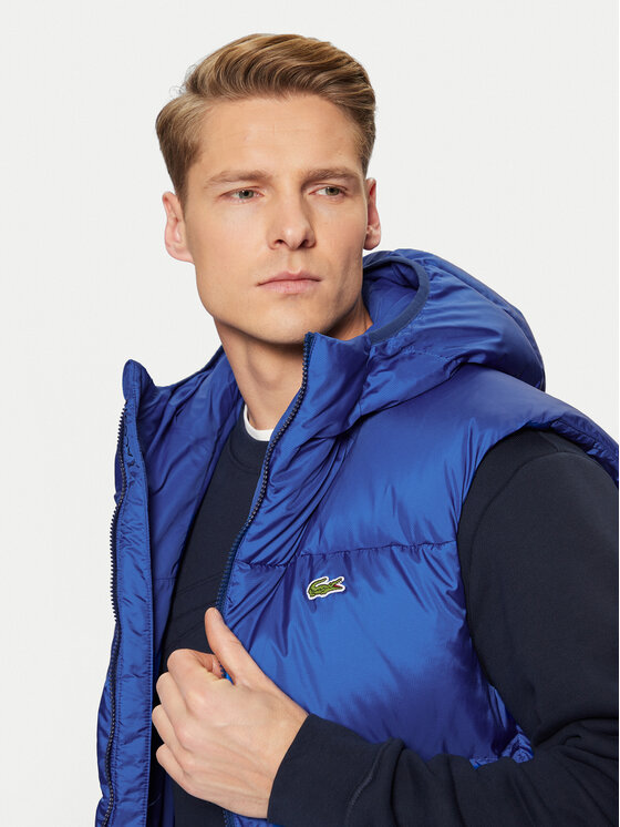 Lacoste Lacoste Prsluk BH2895 Plava Regular Fit