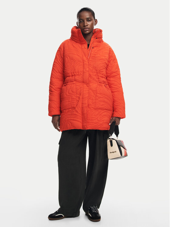 Desigual Desigual Winterjacke Aarhus 24WWEWAC Orange Regular Fit